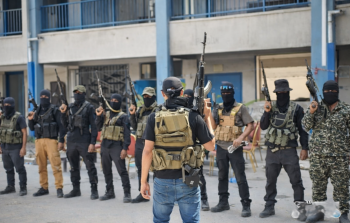 عناصر من ميلشيات غزة المدعومة إسرائيليا