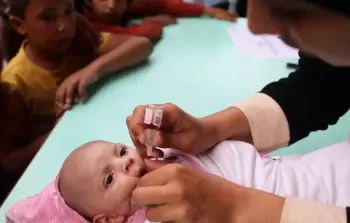 حملت تطعيم للأطفال في غزة