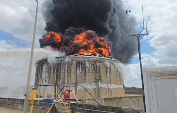 اندلاع حريق في مصافي النفط التابعة لشركة 