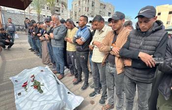 تشييع أحد شهداء الإبادة الجماعية على قطاع غزة (أرشيف)