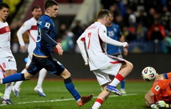 جانب من المباراة