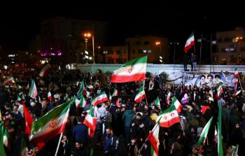 جانب من المظاهرات الليلية في طهران