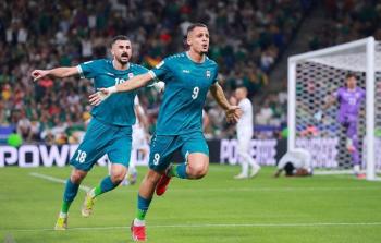 فرحة لاعبي العراق بالتأهل لكأس العالم