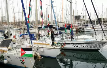 أسطول الصمود تشارك فيه سفن من إسبانيا وإيطاليا واليونان وتركيا ليصل إلى نحو 100 سفينة