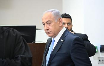 نتنياهو داخل قاعة المحكمة