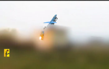 حزب الله ينشر مشاهد استهداف تجمّع لجنود الاحتلال بصاروخ كروز