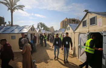 محطات اقتراع الانتخابات البلدية في مدينة دير البلح