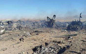 الحرس الإيراني ينشر صورة لجثة أمريكية بموقع الطائرات المدمرة بأصفهان