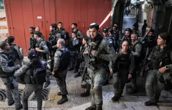 إغلاق الاحتلال للطريق المؤدي إلى كنيسة القيامة