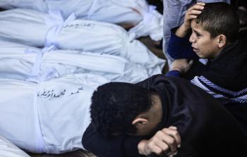 وداع شهداء ارتقوا في قصف الاحتلال على غزة (أرشيفية)