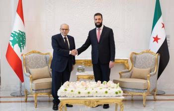 الرئيس السوري أحمد الشرع يستقبل رئيس الحكومة اللبنانية نواف سلام