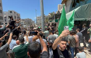 تشييع جماهيري مهيب في جنازة القائد محمد عودة (تصوير: إياد قنوع)