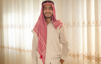 الفتى المعتقل في سجون الأردن على خلفية دعمه لغزة عبد الرحمن الجهني