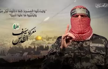 الناطق باسم القسام أبو عبيدة في كلمة مصورة خلال معركة سيف القدس