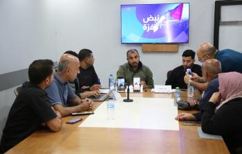جانب من اللقاء الحواري الذي نظمته صحيفة فلسطين 