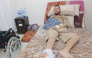 أمجد أصيب بشلل رباعي كامل في جسده