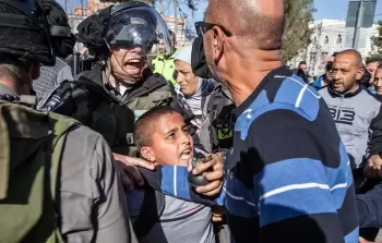 اعتقال طفل فلسطيني (أرشيف)