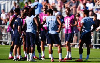لاعبو المنتخب الانجليزي في معسكر تدريب