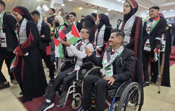 جانب من حفل الزفاف الجماعي لذوي الإعاقة ومبتوري الأطراف
