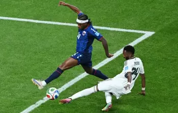 جانب من المباراة
