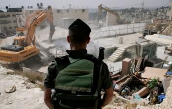 هدم إسرائيلي لمنازل الفلسطينيين - (صورة أرشيفية)