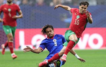 لاعب المغرب إبراهيم دياز أثناء المباراة