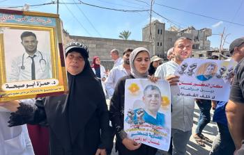 وقفة لأهالي الأسرى الأطباء في سجون الاحتلال
