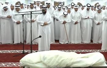 من جنازة تشييع الأمير الراحل حمد بن خليفة آل ثاني