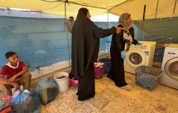 مشروع لتوفير الغسالات للعائلات النازحة