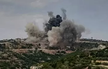 قصف إسرائيلي سابق على جنوب لبنان (أرشيف)