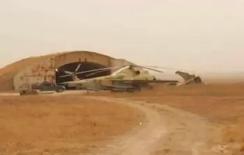 مطار أبو الظهور العسكري في ريف إدلب الشرقي شمالي سورية (أرشيف)