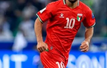 اللاعب محمود أبو وردة.