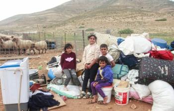 مشهد من التهجير في الرأس الأحمر