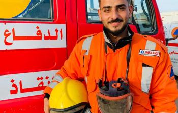 رجل الدفاع المدني محمد الحلبي