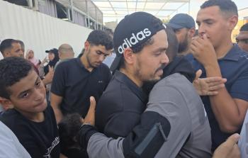 لحظة الإفراج عن المسعف وسيم المغاري