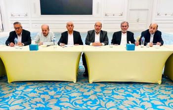 جانب من اللقاء الذي جمع قيادة حماس بالفصائل