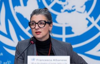 المقررة الأممية الخاصة المعنية بحقوق الإنسان في الأراضي الفلسطينية المحتلة، فرانشيسكا ألبانيزي
