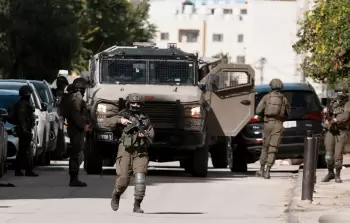 قوات الاحتلال اقتحمت قرية المغير وبلدتي كفر مالك وأبو فلاح شمال شرق رام الله (أرشيفية)
