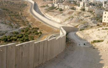 (صورة أرشيفية) لجدار الفصل العنصري.