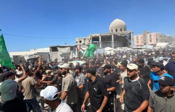 جماهير غفيرة تشييع قائد لواء رفح أبو عبيد