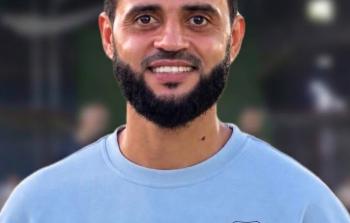 الشهيد إبراهيم محسن اللاعب السابق في صفوف نادي أهلي النصيرات