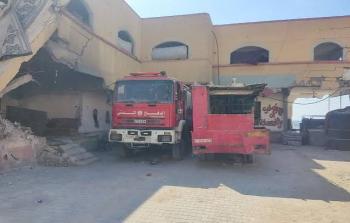 الدفاع المدني بغزة يطالب بإدخال مستلزمات تشغيل مركباته