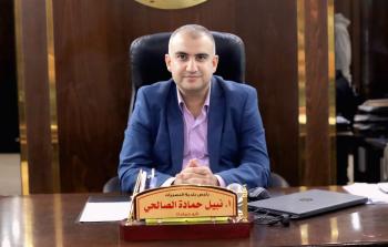 رئيس بلدية النصيرات نبيل الصالحي