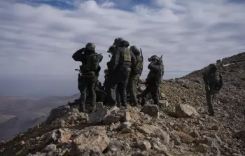 جنود الاحتلال خلال عملية استطلاع في هضبة الجولان السورية المحتلة (أرشيف)