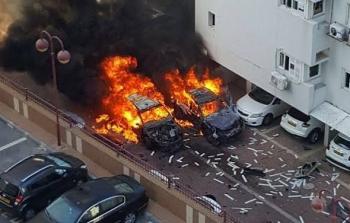 إصابتان بانفجار مركبة في أرمون هنتسيف بالقدس المحتلة