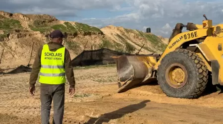 صورة من الأرشيف لمشاريع منظمة "علماء بلا حدود" في غزة