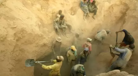 انهيار منجم للذهب في ولاية غرب كردفان في السودان (أرشيف)