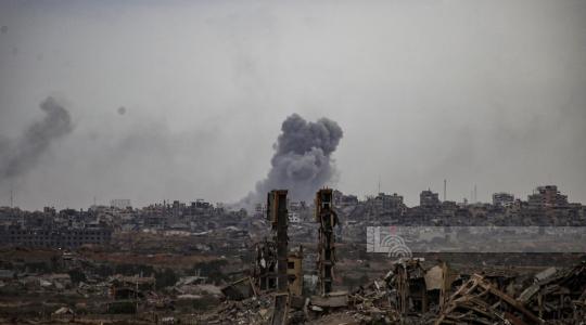 تصاعد أعمدة الدخان جراء غارة "إسرائيلية" على غزة