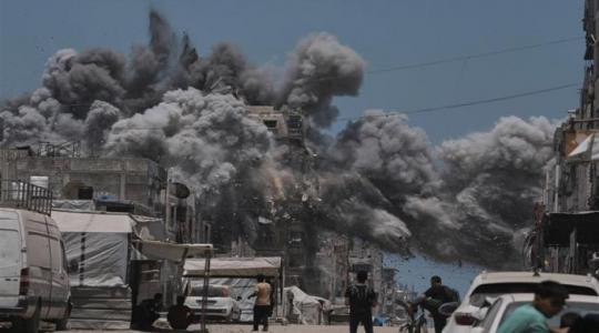 غارة إسرائيلية على قطاع غزة خلال حرب الإبادة الجماعية (أرشيفية)