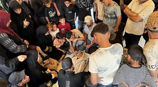 وداع الطفل الشهيد وليد يوسف أبو جزر